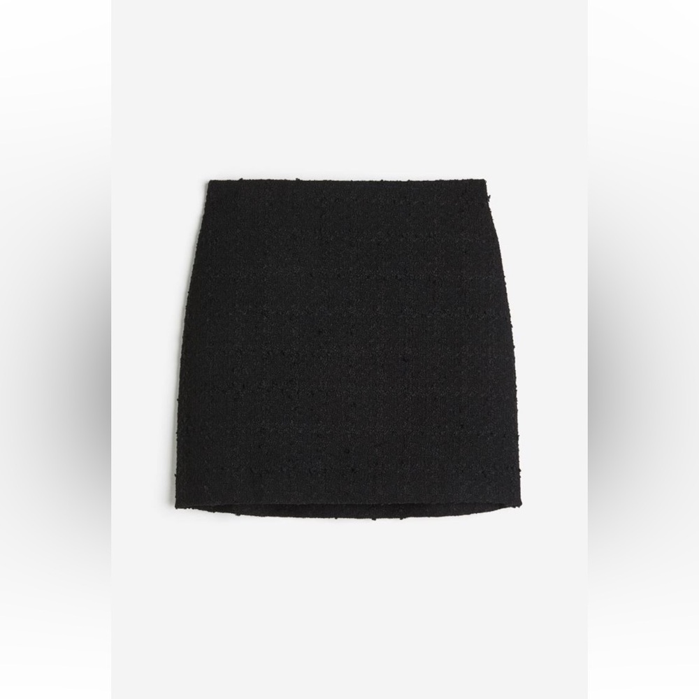 H&M Textured Mini Skirt